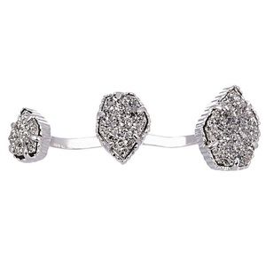 Kendra Scott Naomi Ring in Platinum Drusy